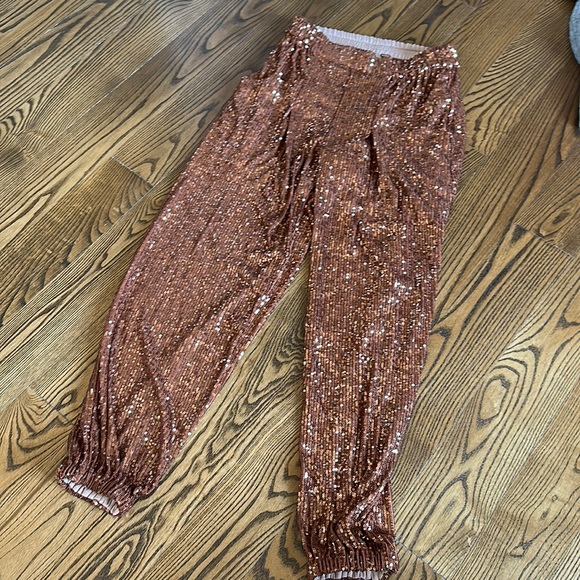 NWT Free People Sequin Pant - Picture 1 of 4